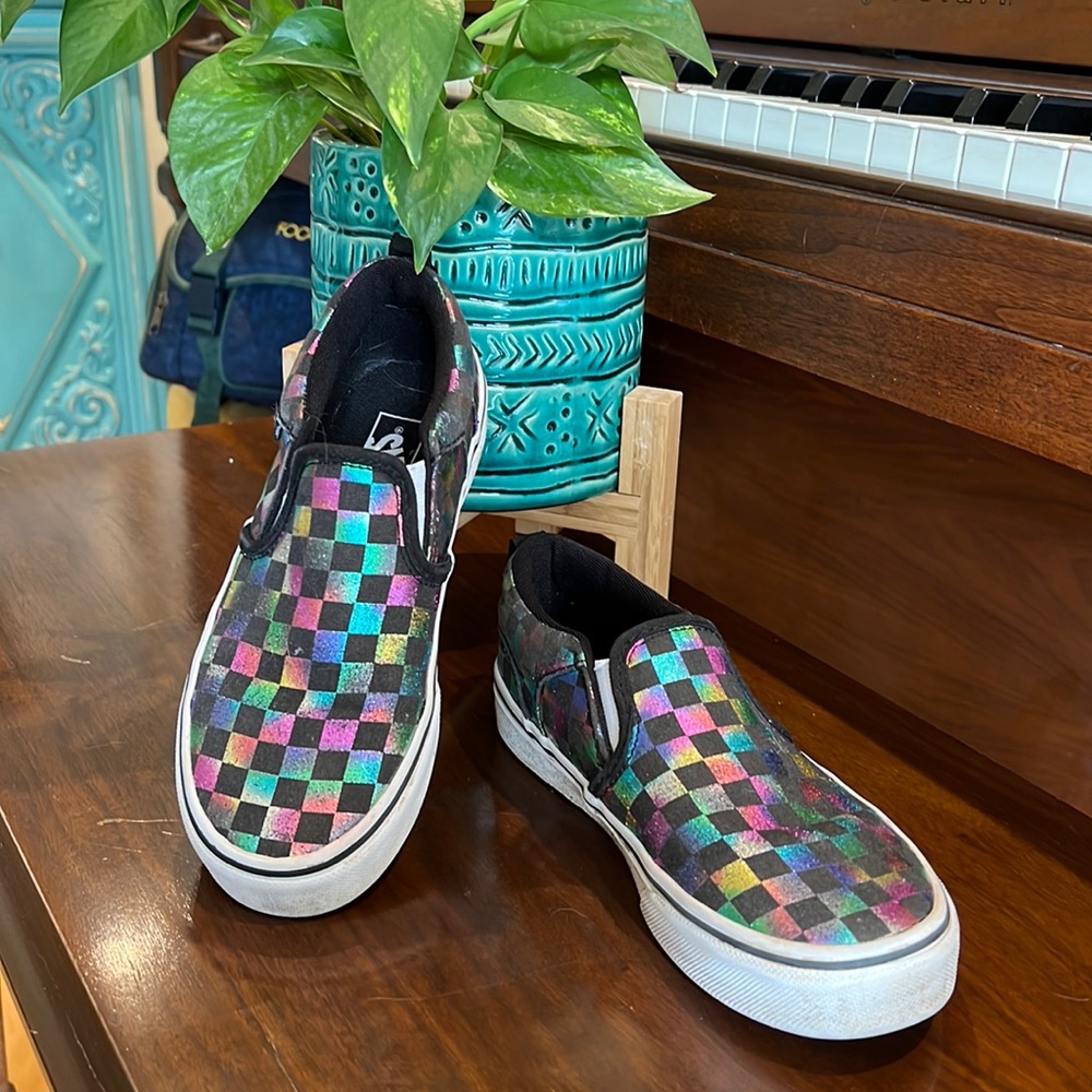 Kids, size two vans,